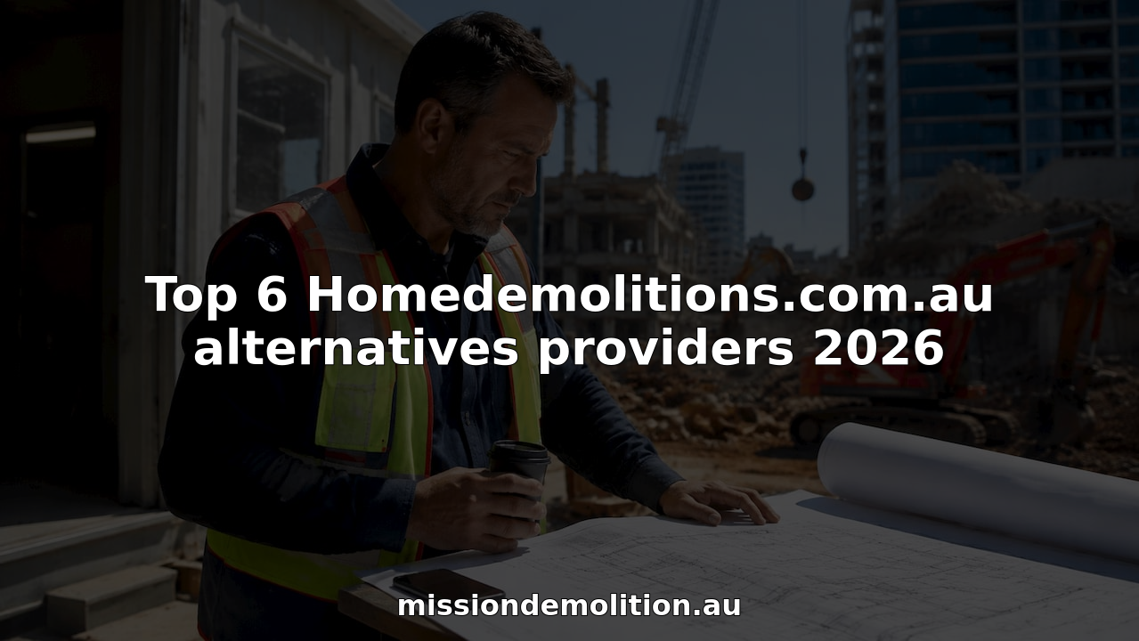 Project manager reviewing demolition blueprints in trailer
